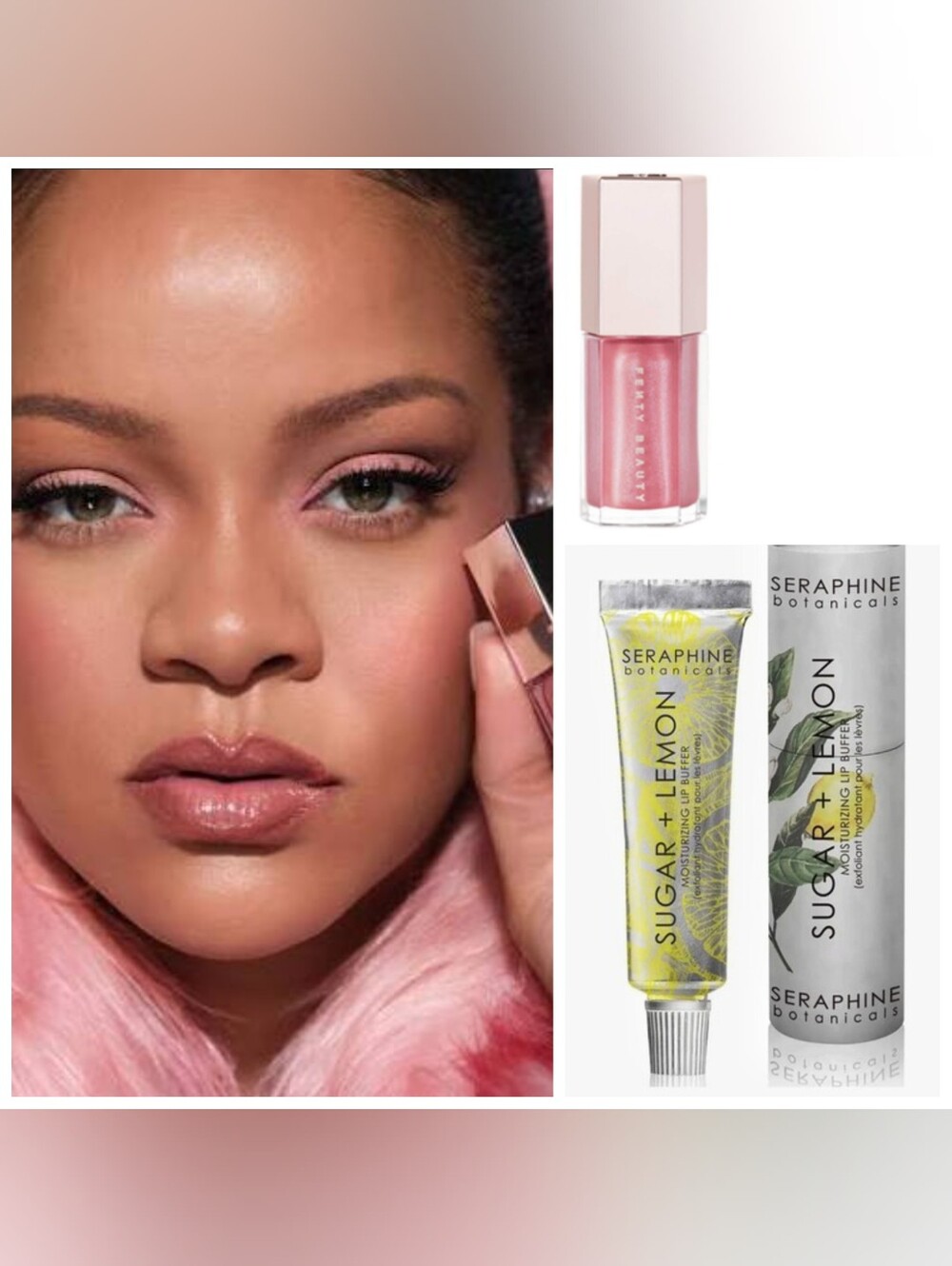 Fenty Beauty by Rihanna and Seraphine botanical Lips Lot
